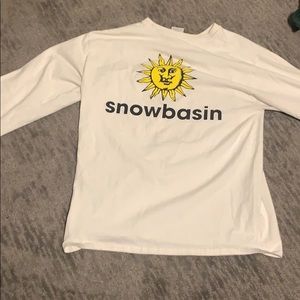 vintage snowbasin long sleeve shirt